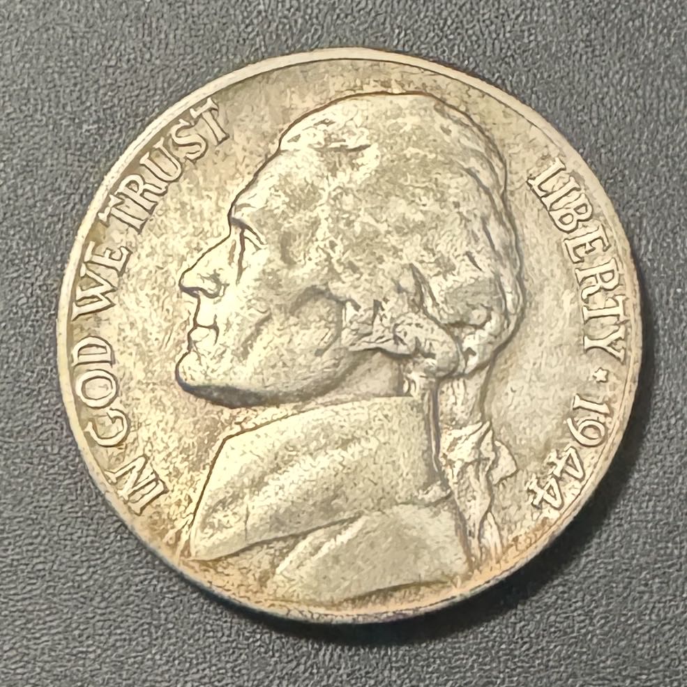 Jefferson Nickel - 1944 S  coin collectible - Main Image 2