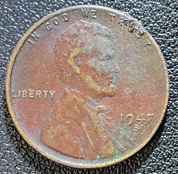 Penny 1947 Lincoln S 2  coin collectible - Main Image 3