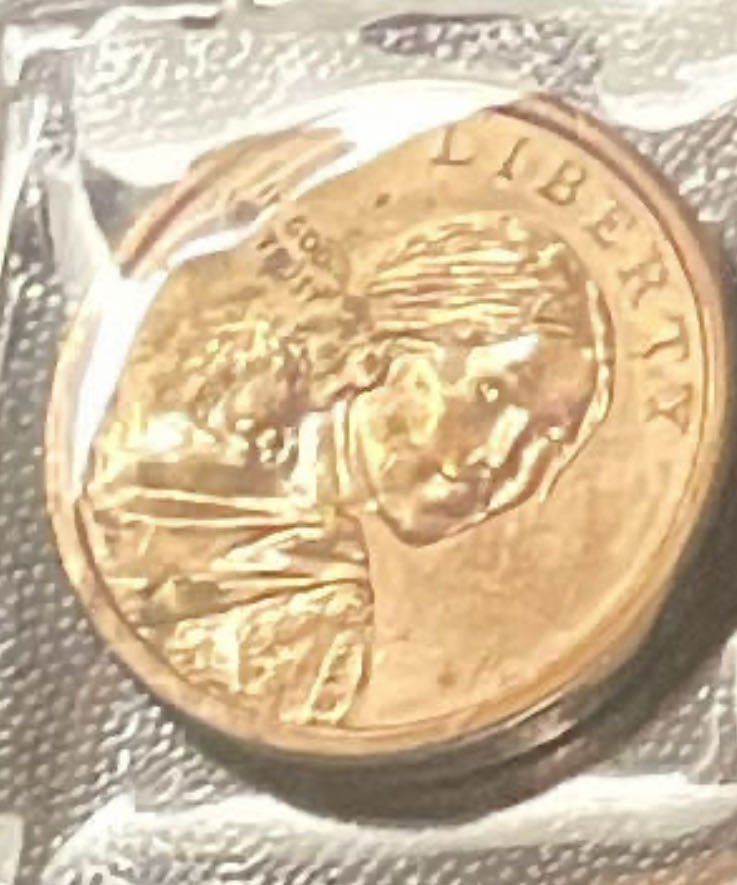 **ZINE - One Dollar: Sacagawea (Gold)  coin collectible - Main Image 3