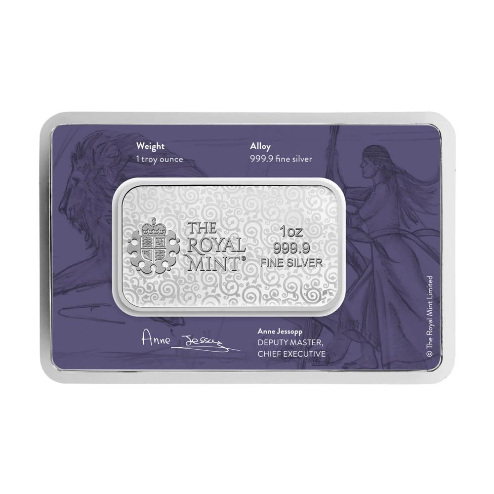 Una and the Lion 1oz Silver Bullion Minted Bar  coin collectible - Main Image 2