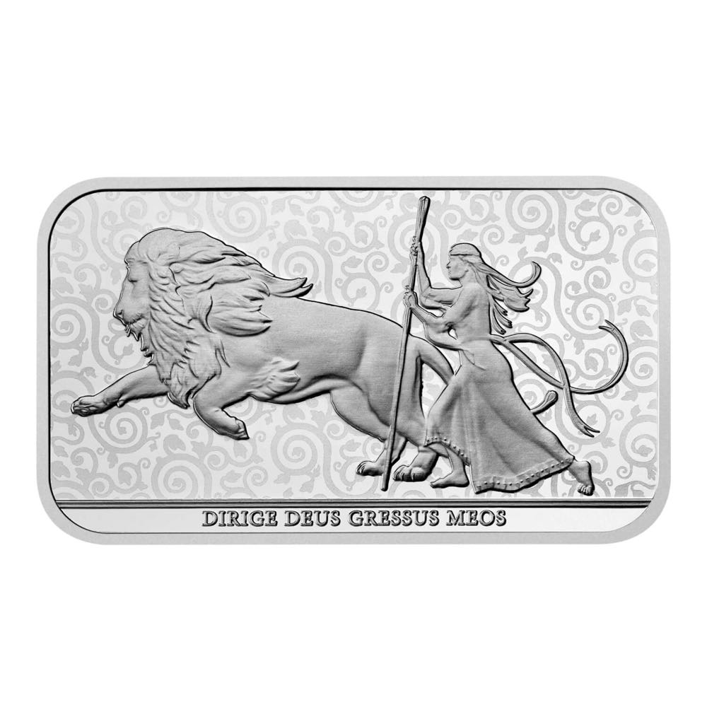 Una and the Lion 1oz Silver Bullion Minted Bar  coin collectible - Main Image 3