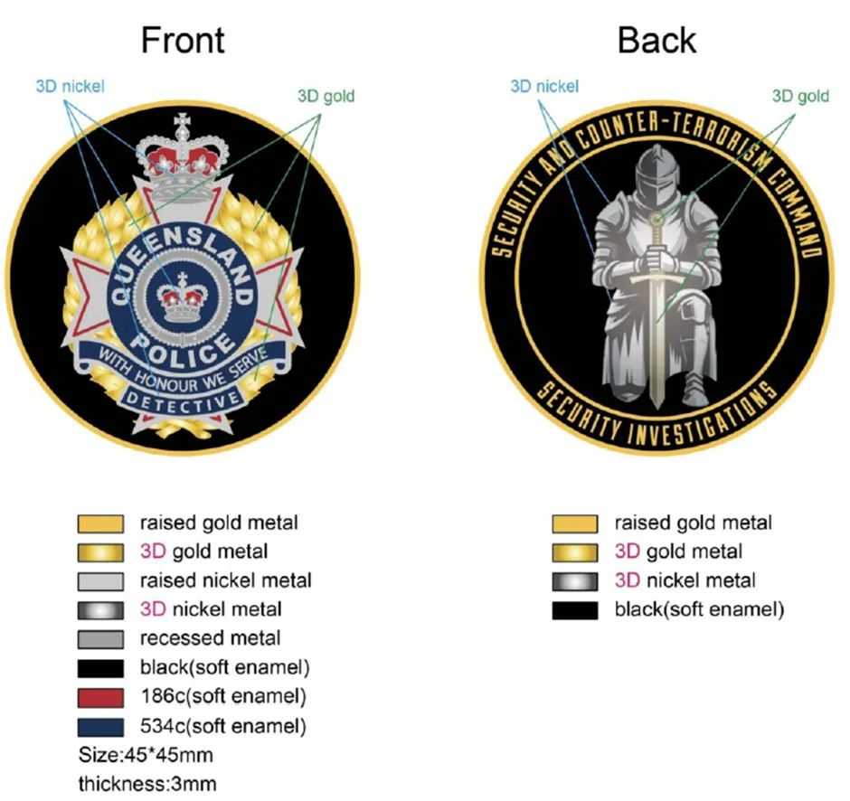 204 2025 Security Investigations  coin collectible - Main Image 3