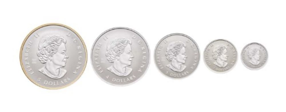 Canadian Maple Leaf Fractional Set - Canada’s Autumn Beauty  coin collectible - Main Image 2
