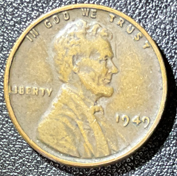 Penny 1949 Lincoln  10  coin collectible - Main Image 3