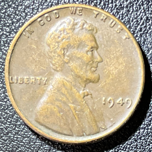 Penny 1949 Lincoln  11  coin collectible - Main Image 3