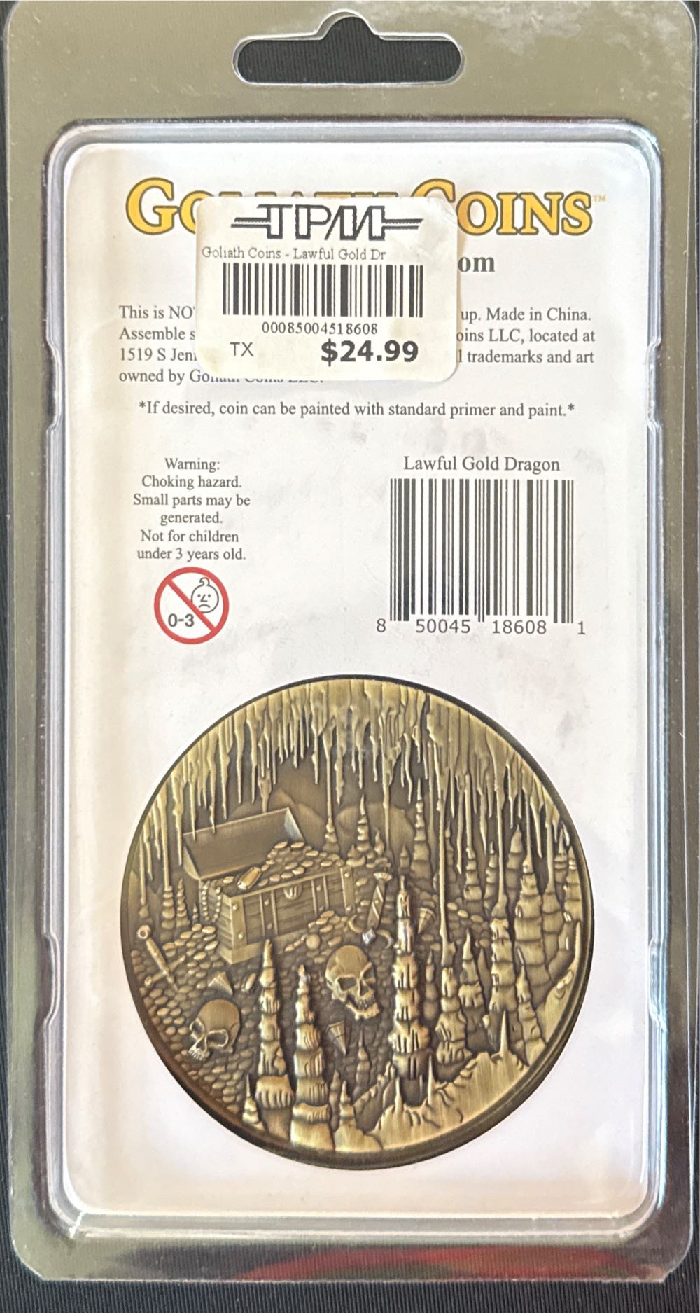 Goliath Coins Lawful Gold Dragon – Boutiquetpm  coin collectible [Barcode 00085004518608] - Main Image 2