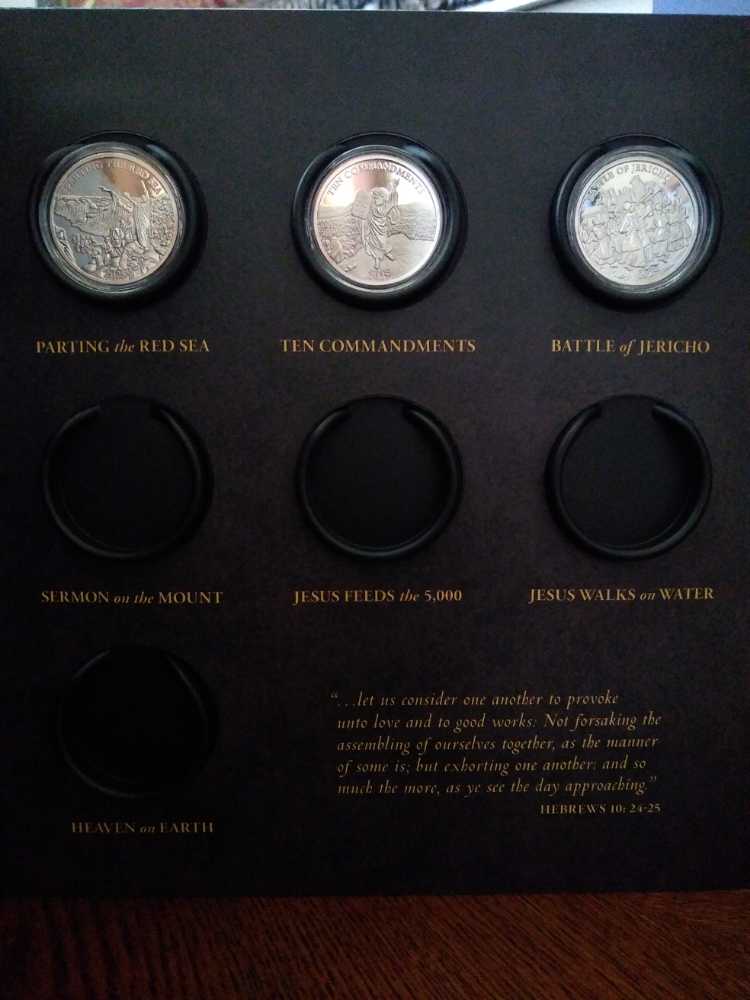 Littleton Bible Stories Coins  coin collectible - Main Image 4
