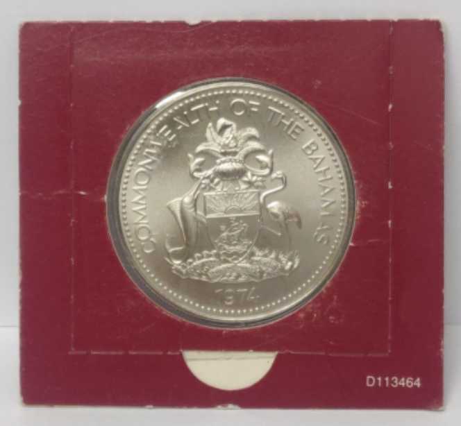 Franklin Mint: 1974 $2 Bahama Islands  coin collectible - Main Image 2