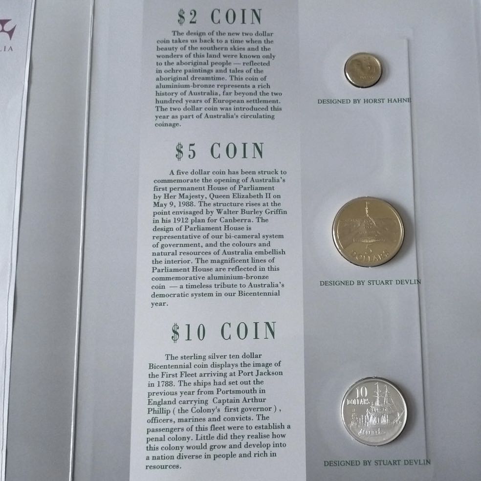 1988 | Bicentennial Banknotes  coin collectible - Main Image 3