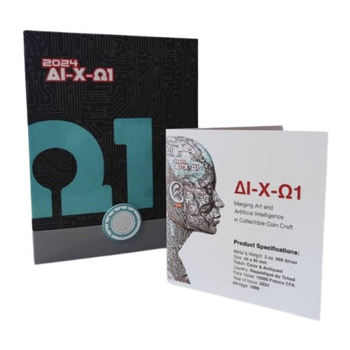 AI-Developed AI-X-Omega 1  coin collectible - Main Image 3