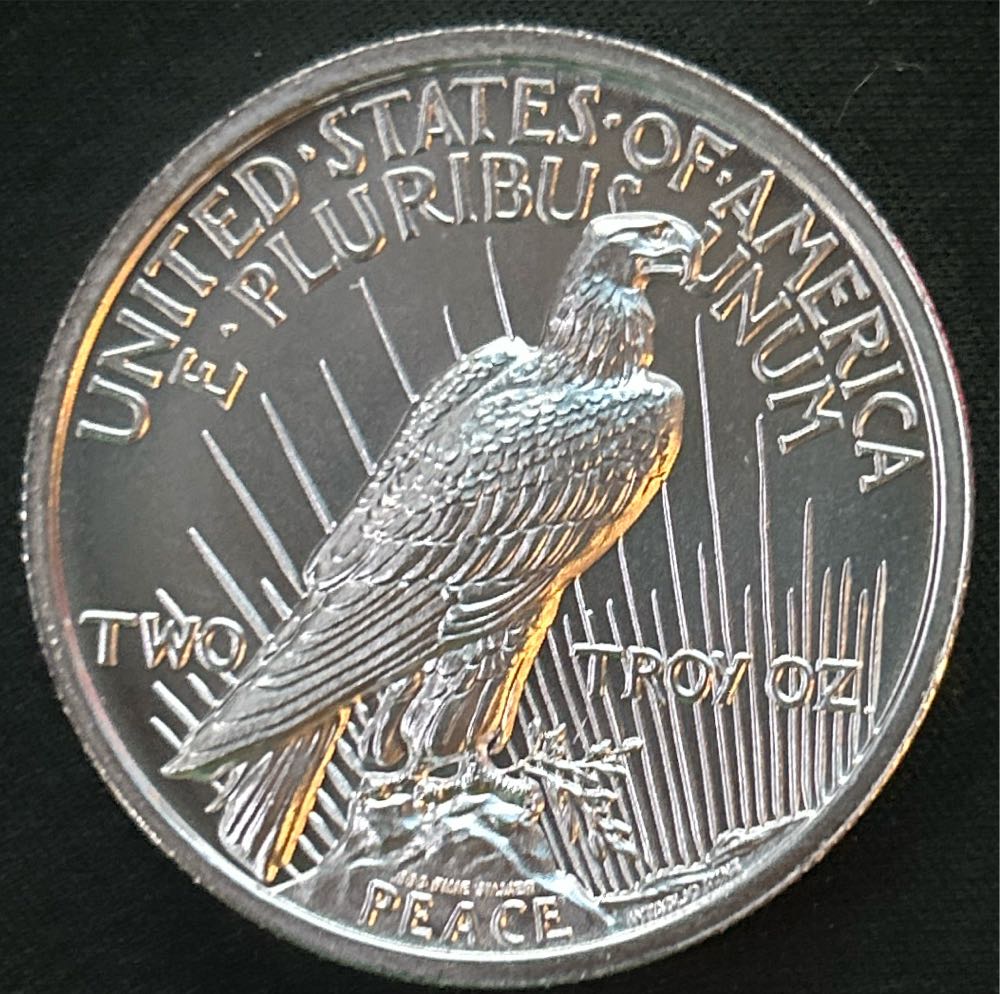 Dollar Peace Round  coin collectible - Main Image 2