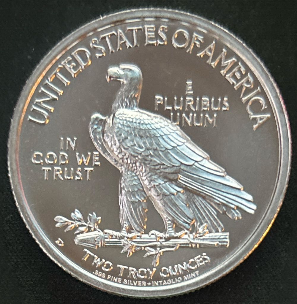 Eagle Indian Round  coin collectible - Main Image 2