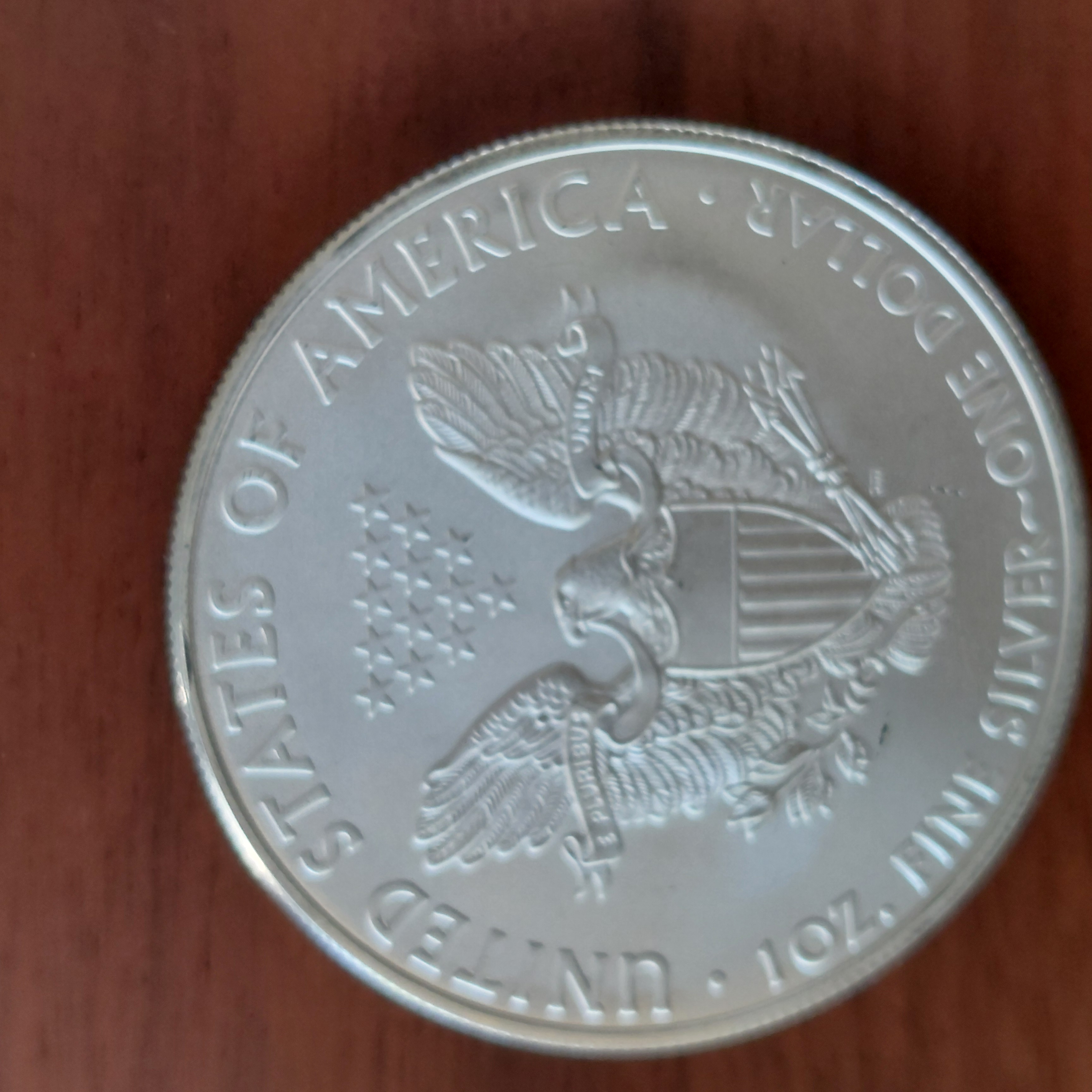 Dollar Silver Eagle W T1  coin collectible - Main Image 2