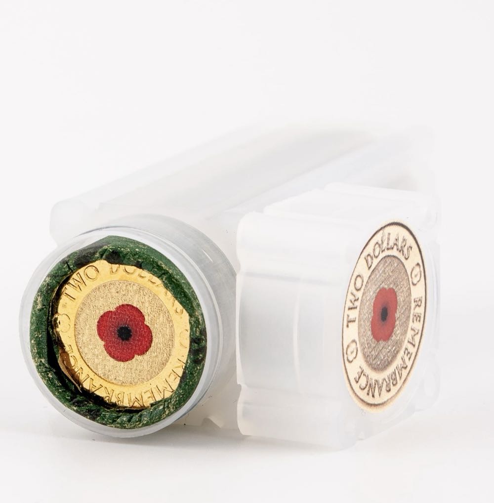 2012 $2 Red Poppy - ROLL  coin collectible - Main Image 4