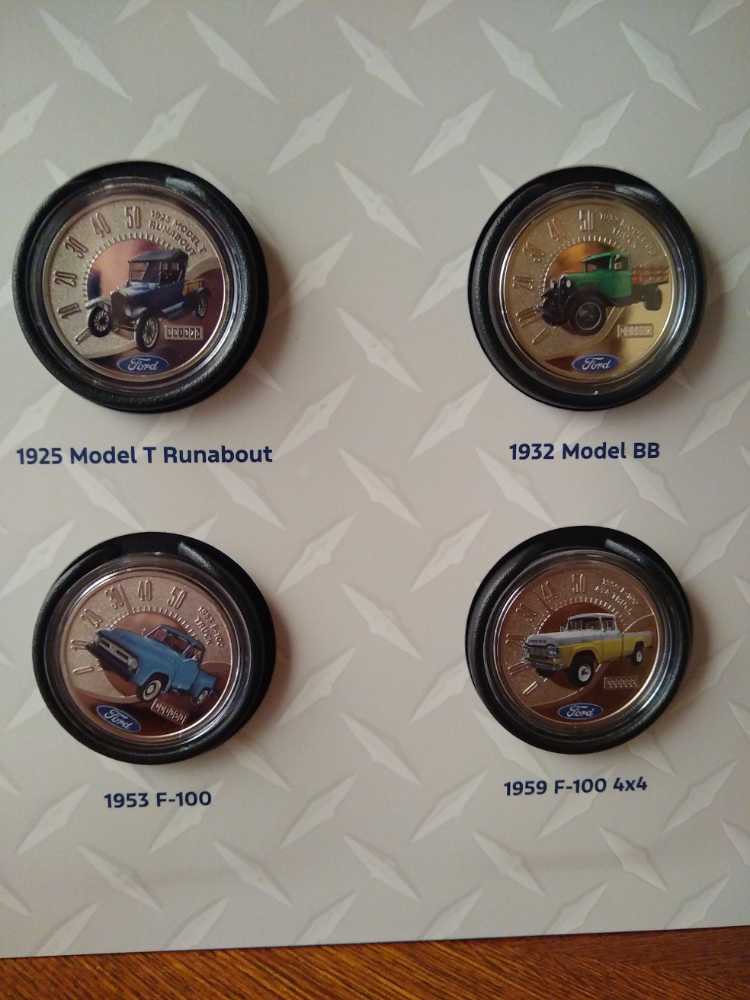 Littleton Ford 50 Years of Ford Trucks  coin collectible - Main Image 2