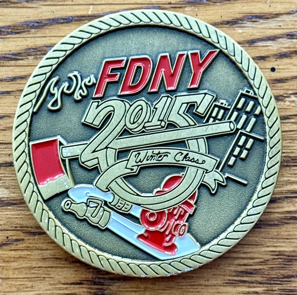 FDNY Probie Class 2015  coin collectible - Main Image 2