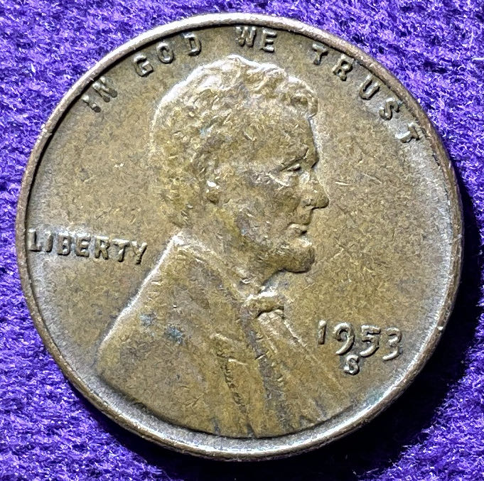 Penny 1953 Lincoln S 3  coin collectible - Main Image 3