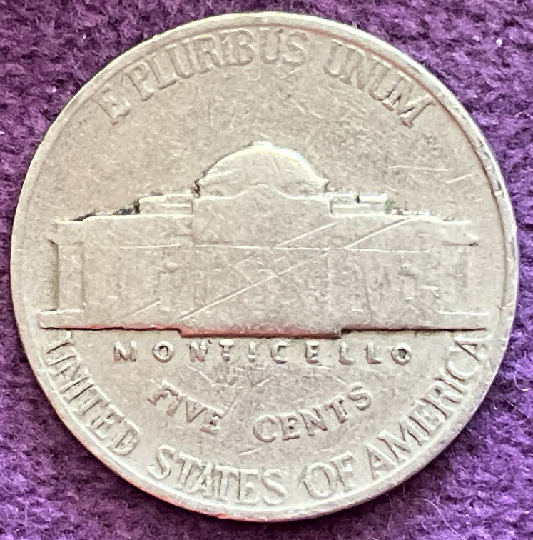 Nickel Jefferson 1939 3  coin collectible - Main Image 2