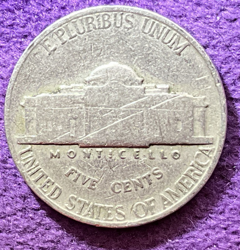 Nickel Jefferson 1939 3  coin collectible - Main Image 4