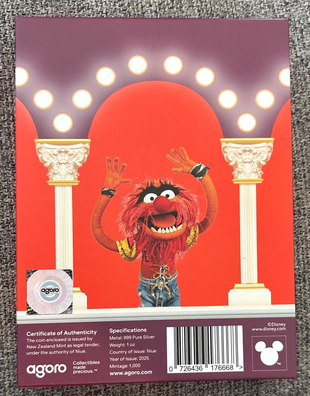 The Muppets - Animal  coin collectible [Barcode 726436176668] - Main Image 2