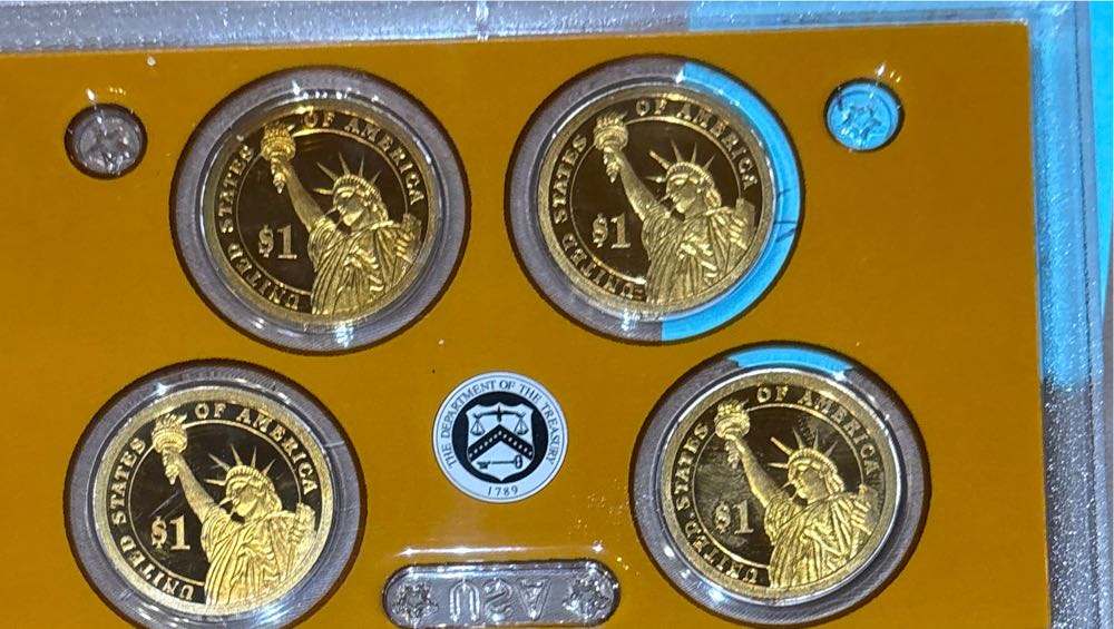 2012 Presidential $1 PROOF Set  coin collectible - Main Image 2
