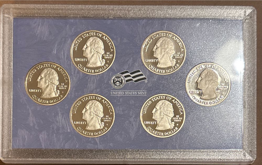 2009 DC and US Territories Quarter PROOF Set  coin collectible - Main Image 2