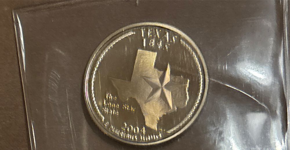 2004 S Quarter TEXAS PROOF  coin collectible - Main Image 2