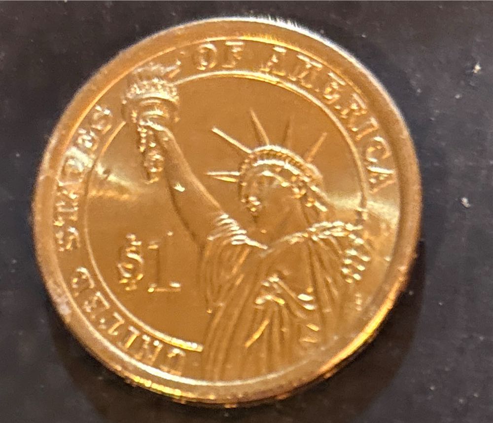 2017 Golden Living President Dollars  coin collectible - Main Image 2
