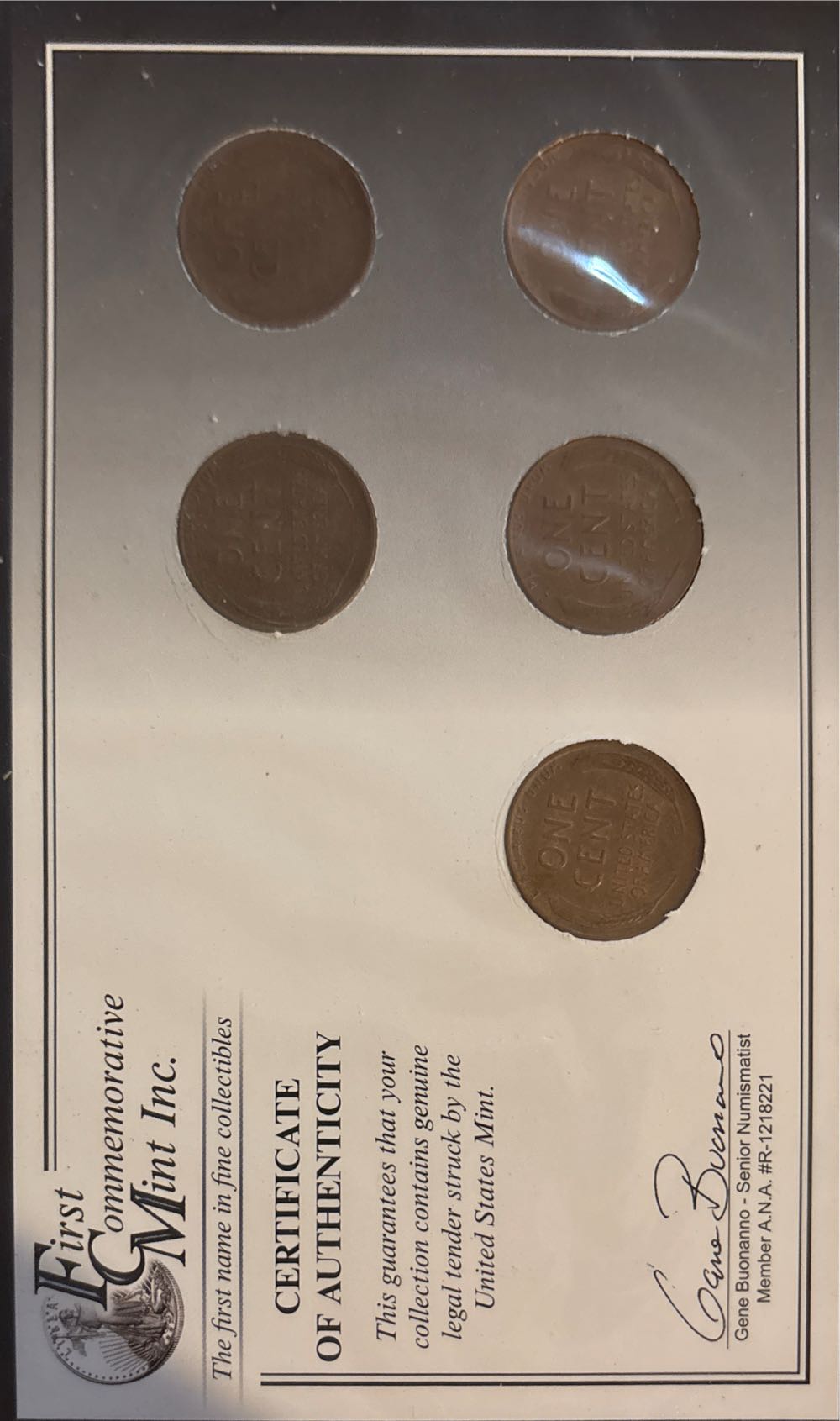 Last 5 Wheatback Pennies  coin collectible - Main Image 4