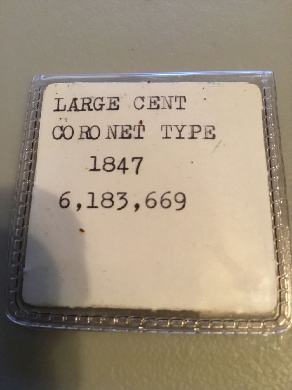 1847 Liberty Head Large Cent 1847  coin collectible - Main Image 2