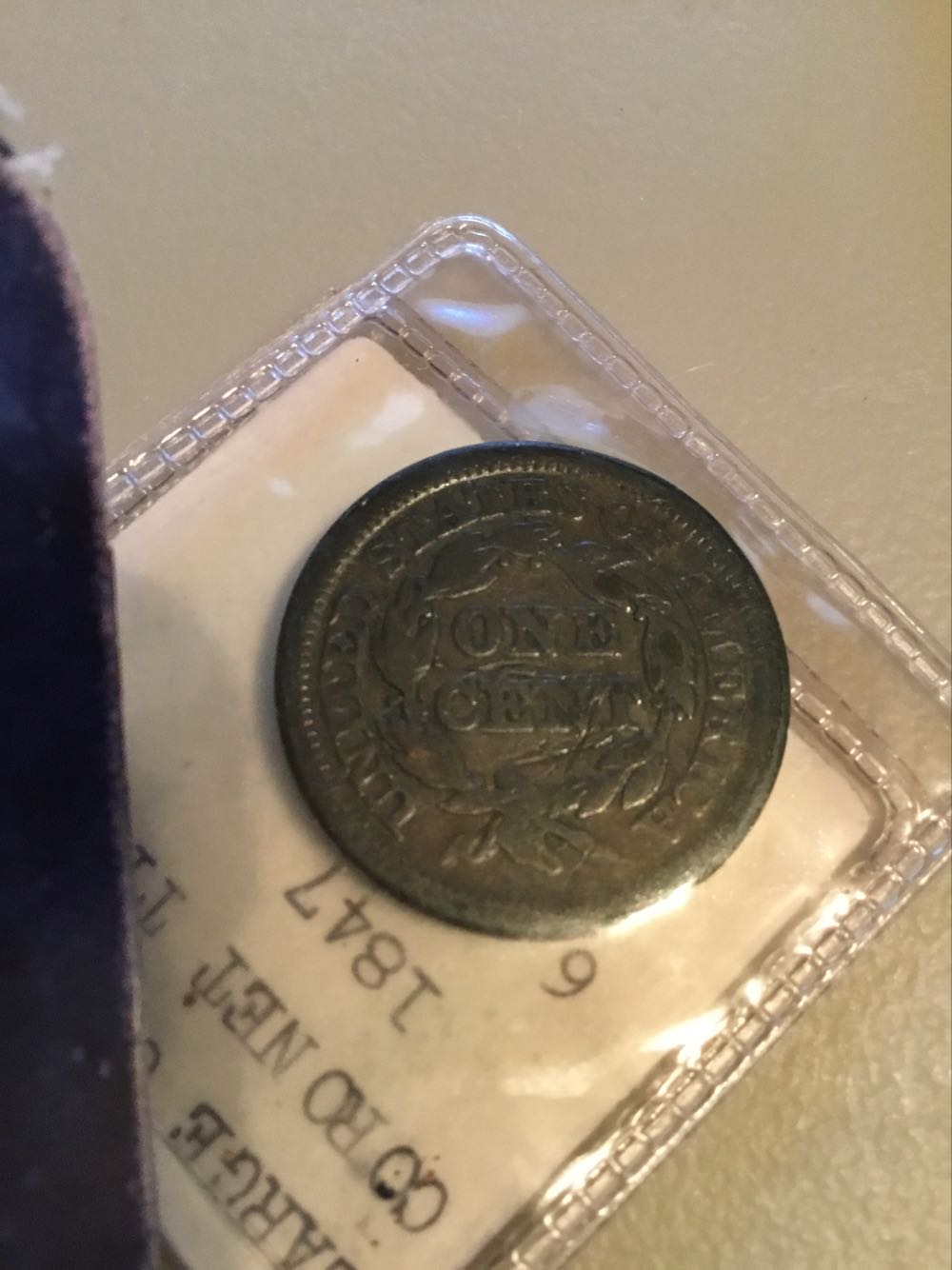 1847 Liberty Head Large Cent 1847  coin collectible - Main Image 3