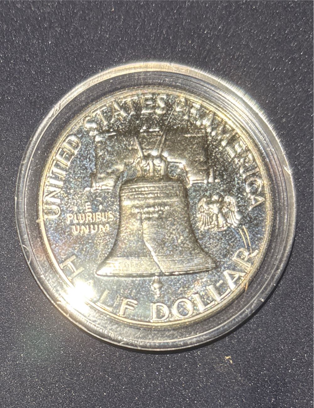 1958 Franklin Half PROOF  coin collectible - Main Image 2