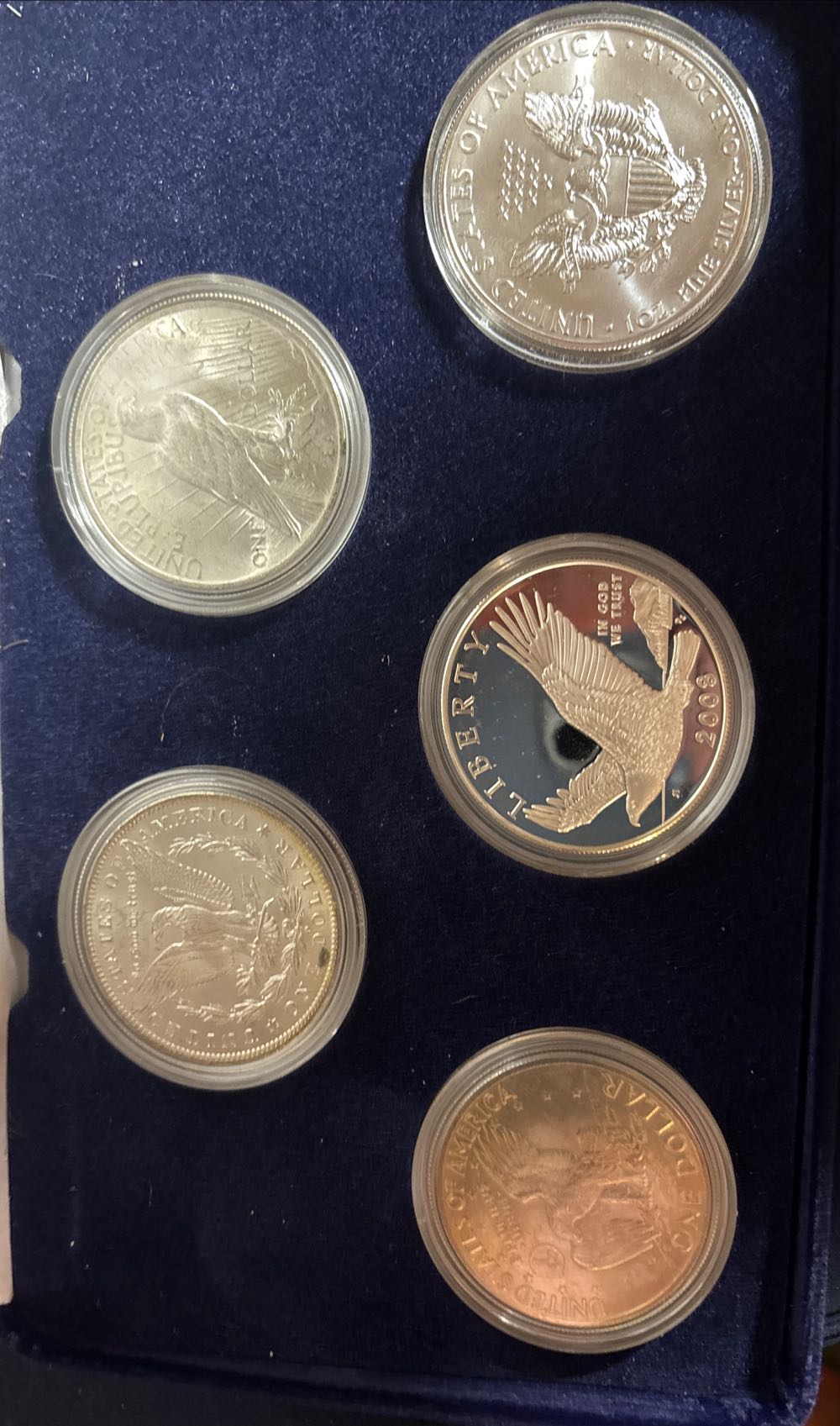 1923 Peace Dollar/ EAGLE  coin collectible - Main Image 3