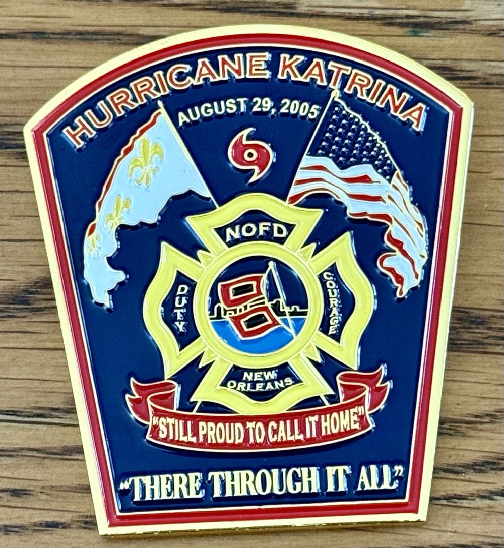 NOFD Hurricane Katrina 20th anniversary  coin collectible - Main Image 2
