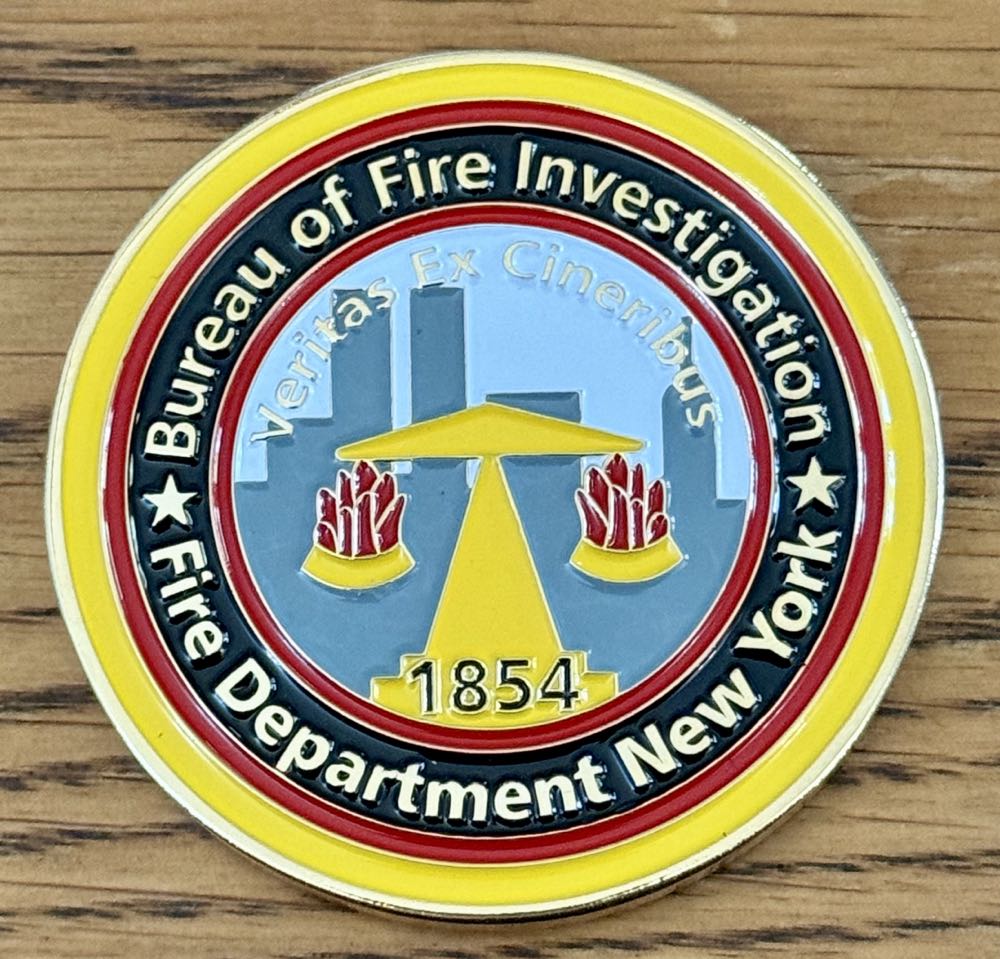 FDNY BFI “ George Snyder”  coin collectible - Main Image 2