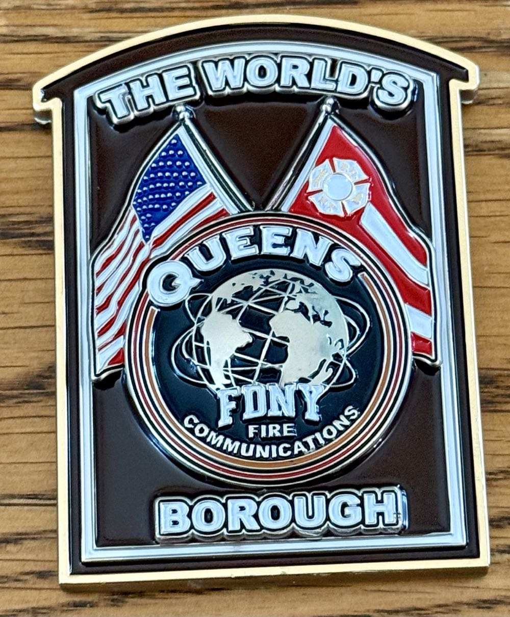 FDNY Queens CO  coin collectible - Main Image 2