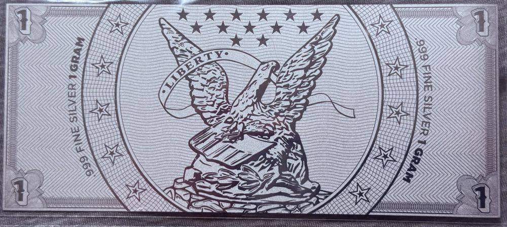 Apmex 1 Gram Dollar  coin collectible - Main Image 2