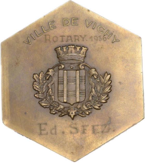 Vichy Plaque  coin collectible - Main Image 2