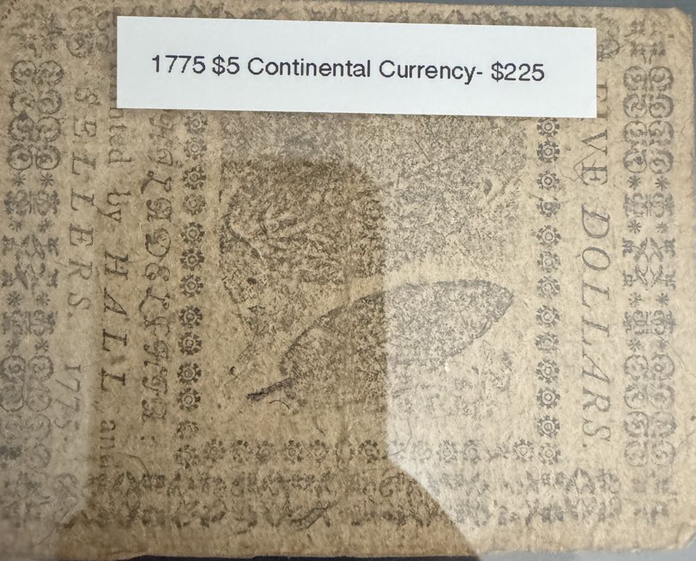 Five Dollars Continental Currency  coin collectible - Main Image 2