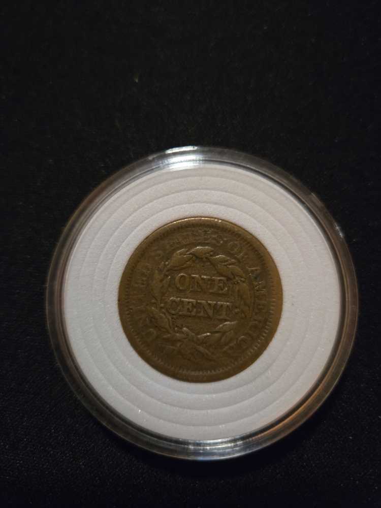 Large One Cent 1850  coin collectible - Main Image 2