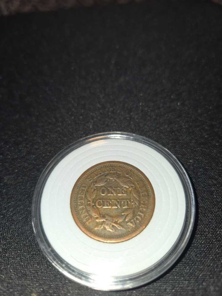 Large One Cent 1850  coin collectible - Main Image 2