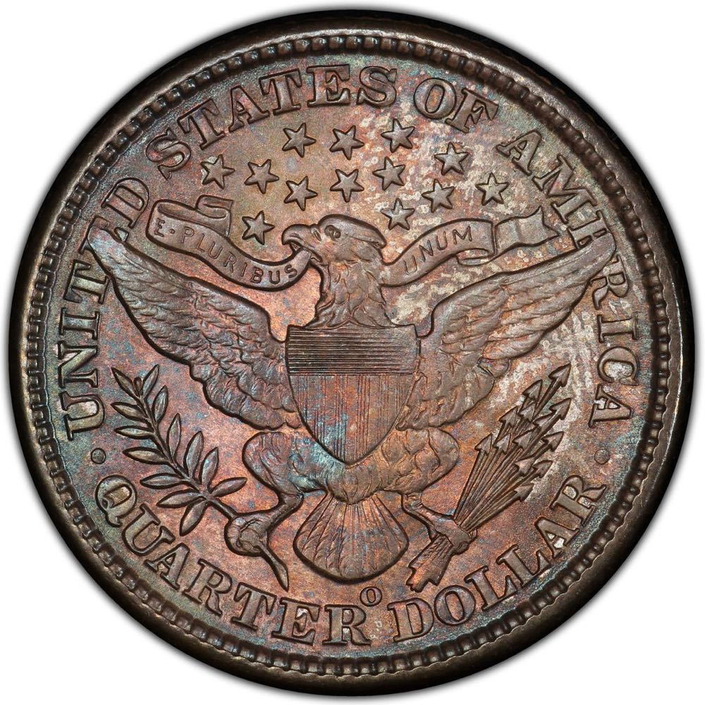 Barber Quarter - 1899 O  coin collectible - Main Image 2