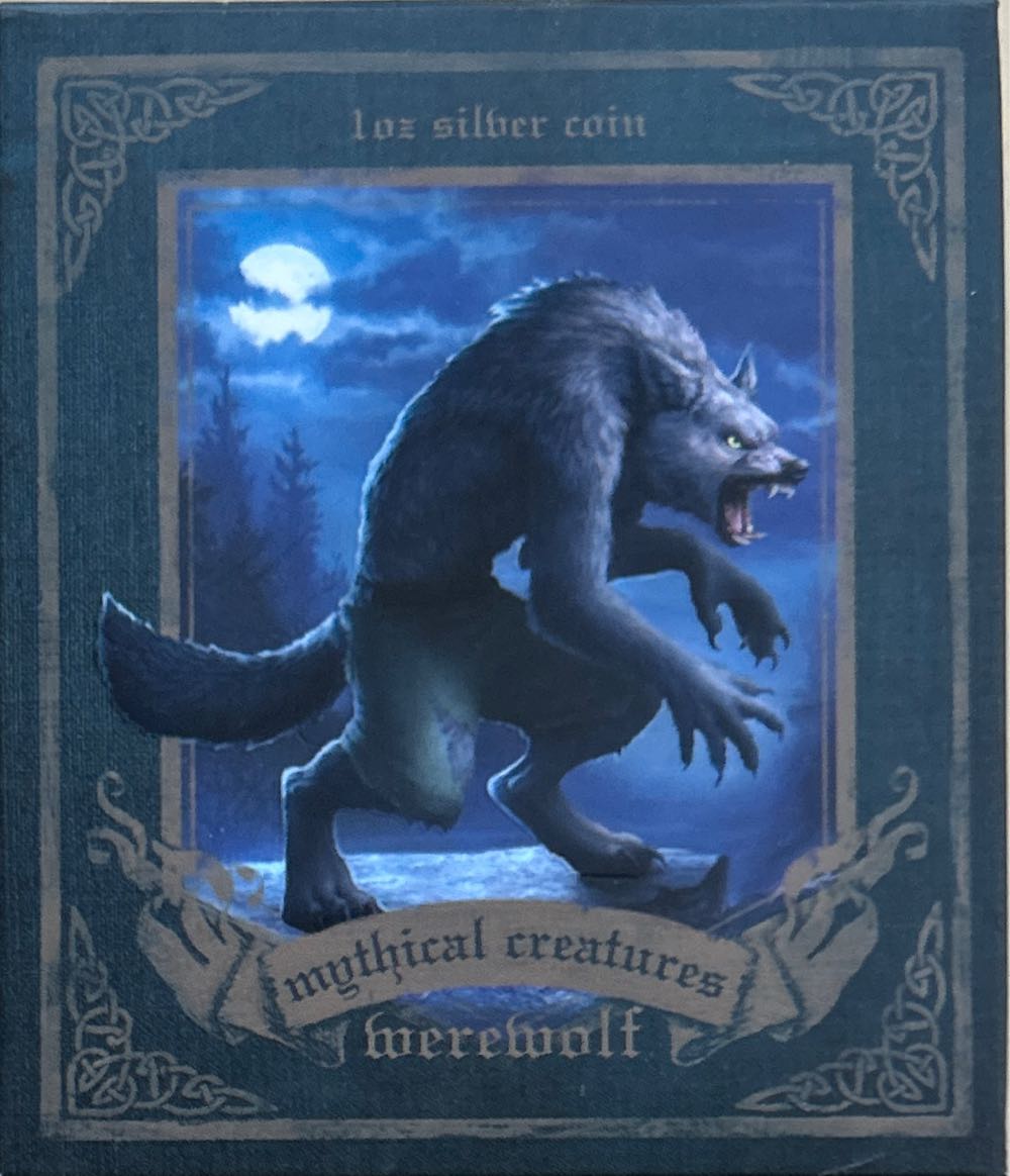 Mythical Creatures Werewolf  coin collectible [Barcode 9327025026114] - Main Image 2