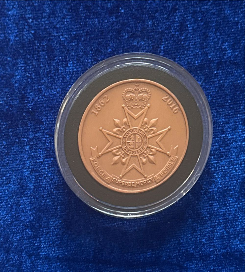 Monnaie Regimentaire Des Voltigeur De Quebec  coin collectible - Main Image 2