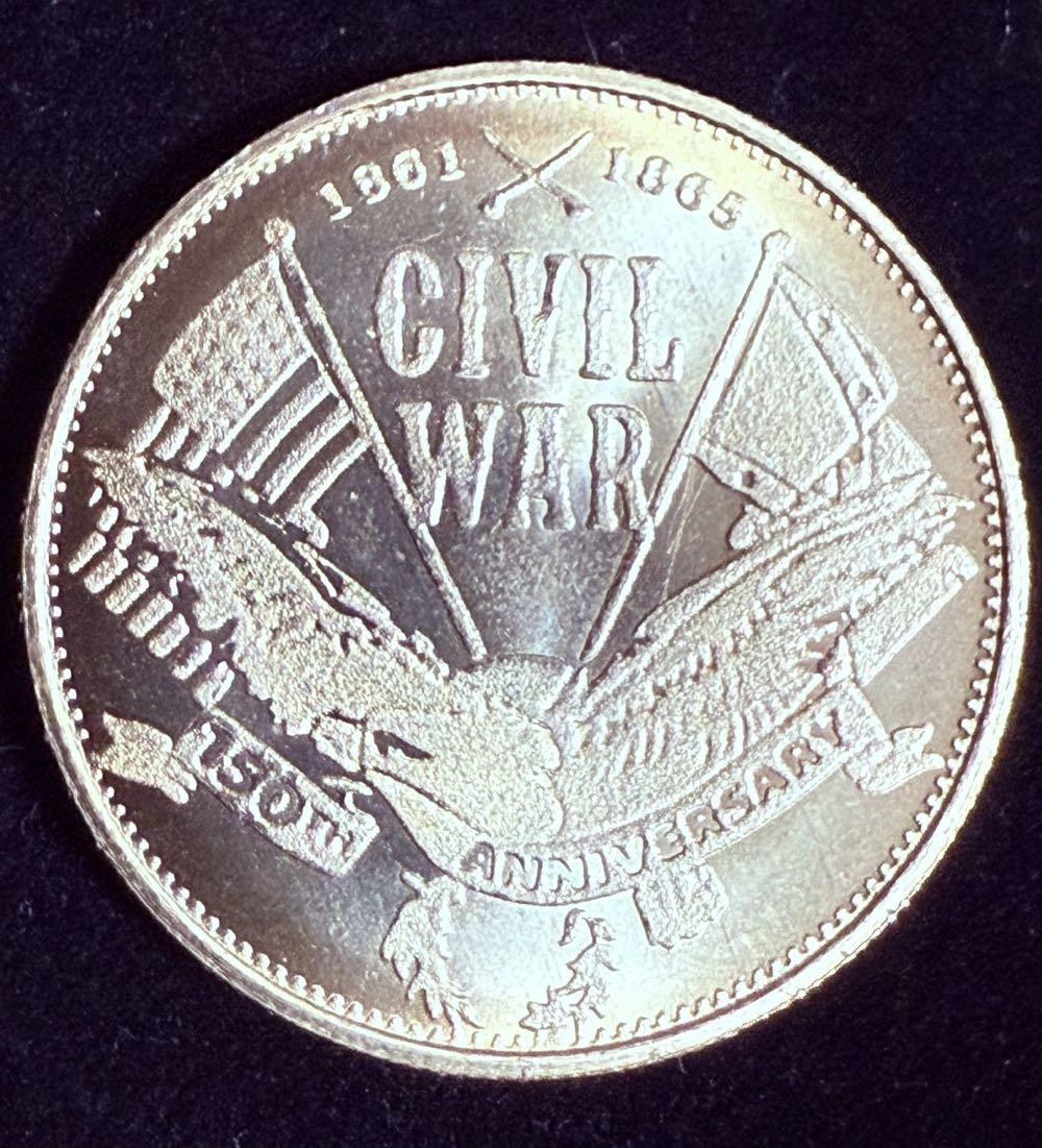 President Lincoln 150th Anniversary Civil War Coin  coin collectible - Main Image 2