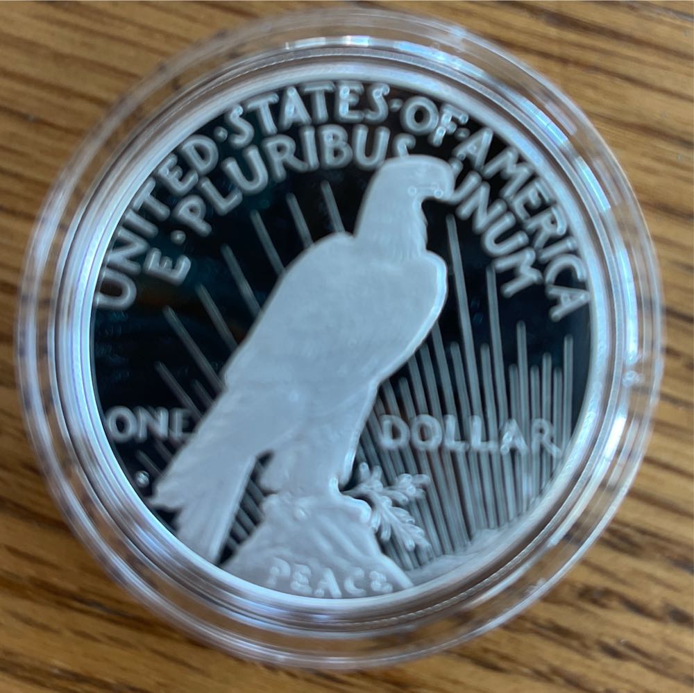Peace Silver Dollar Proof S 2025  coin collectible [Barcode 704786670111] - Main Image 3