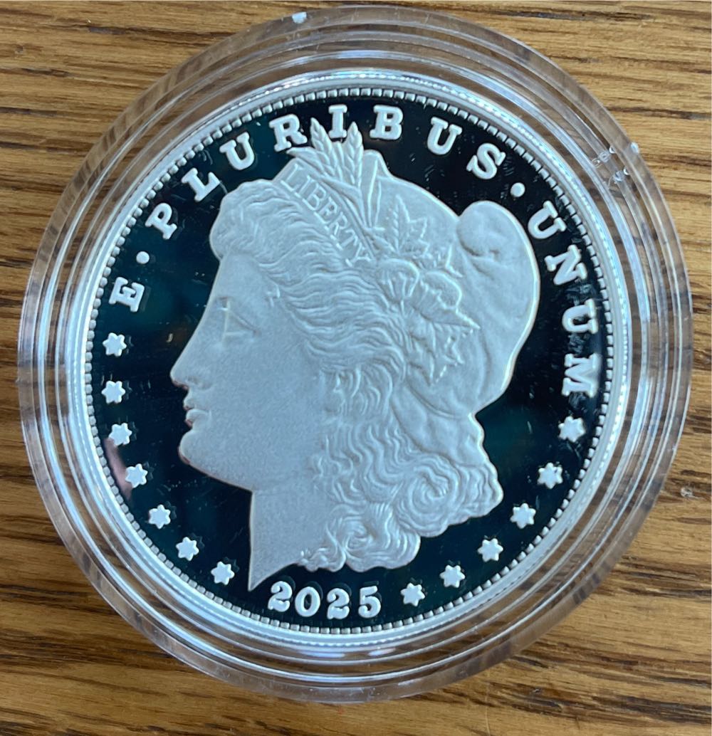 Morgan Silver Dollar Proof S 2025  coin collectible [Barcode 704786670098] - Main Image 2