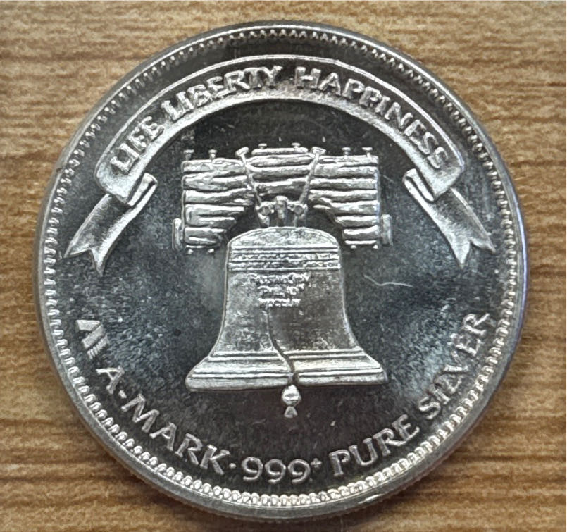 1984 A-mark Round  coin collectible - Main Image 2