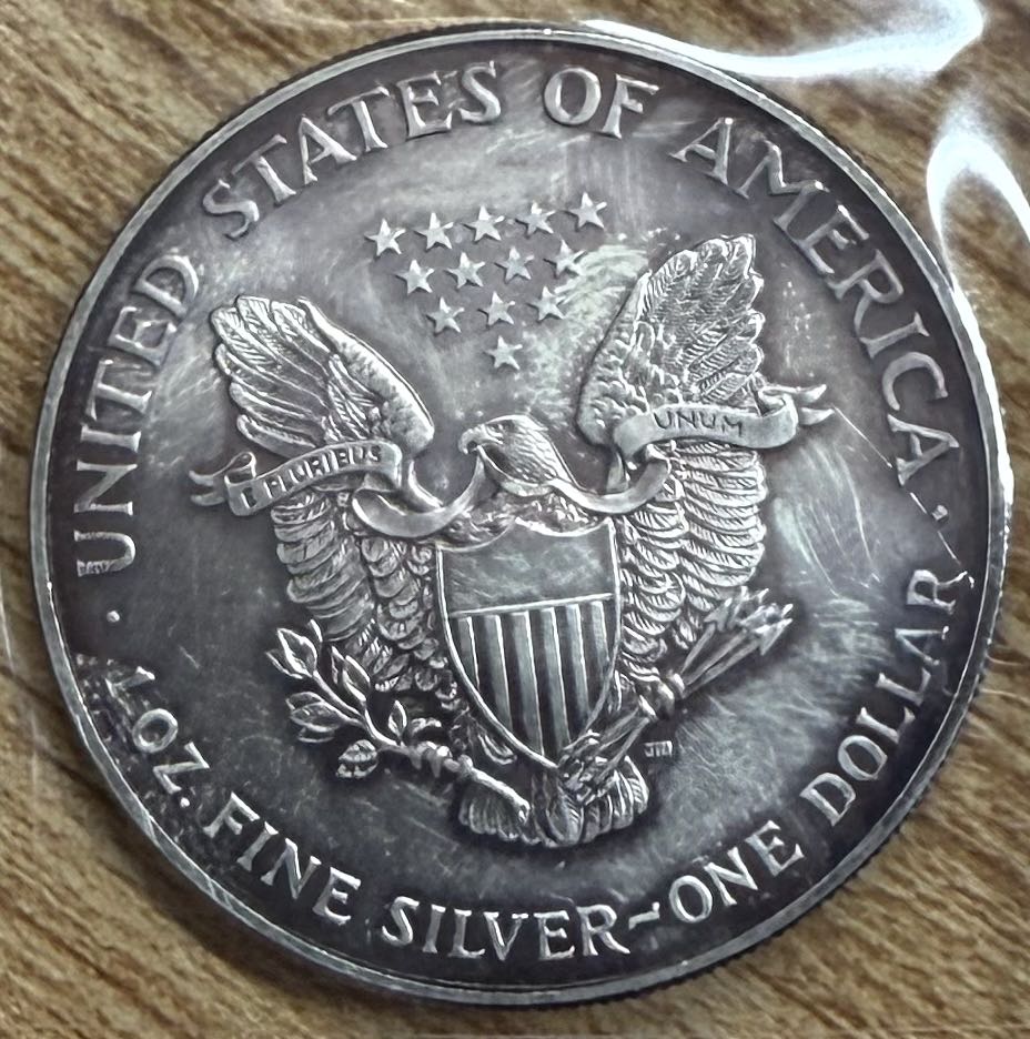 2003 Silver American Eagle  coin collectible - Main Image 2