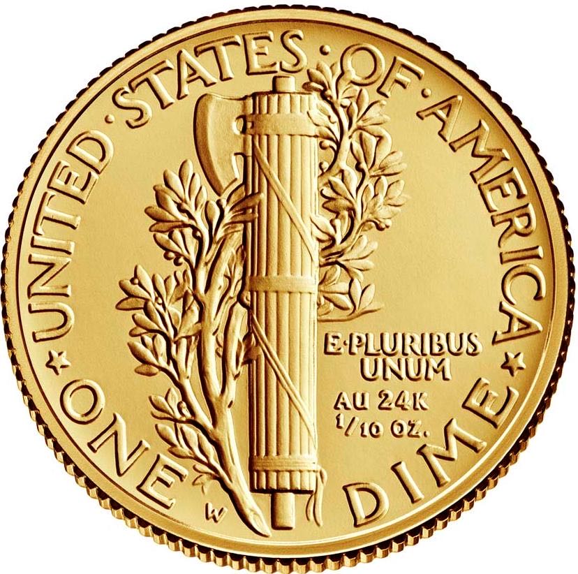 Gold Mercury | 2016W NGC  coin collectible - Main Image 2